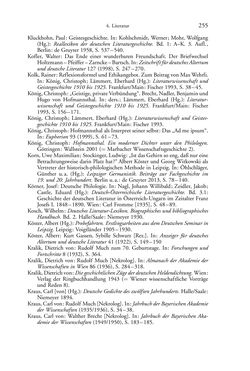Image of the Page - 255 - in Germanistik in Wien - Das Seminar für Deutsche Philologie und seine Privatdozentinnen (1897–1933)