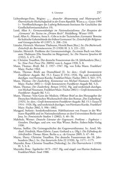 Image of the Page - 257 - in Germanistik in Wien - Das Seminar für Deutsche Philologie und seine Privatdozentinnen (1897–1933)