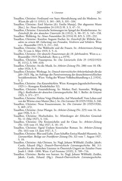 Image of the Page - 267 - in Germanistik in Wien - Das Seminar für Deutsche Philologie und seine Privatdozentinnen (1897–1933)