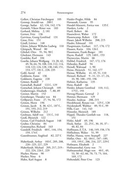 Image of the Page - 274 - in Germanistik in Wien - Das Seminar für Deutsche Philologie und seine Privatdozentinnen (1897–1933)