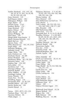 Image of the Page - 279 - in Germanistik in Wien - Das Seminar für Deutsche Philologie und seine Privatdozentinnen (1897–1933)