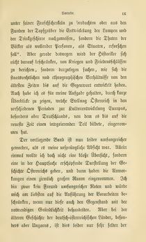 Image of the Page - IX - in Geschichte Österreichs, Volume 1