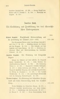 Image of the Page - XVI - in Geschichte Österreichs, Volume 1