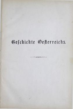 Image of the Page - (000001) - in Geschichte Österreichs