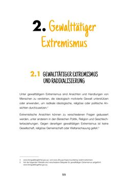 Image of the Page - 11 - in Lehrerhandbuch zur Prävention von Gewalttätigem Extremismus