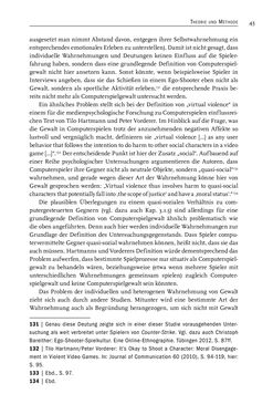 Image of the Page - 45 - in Gewalt im Computerspiel - Facetten eines Vergnügens