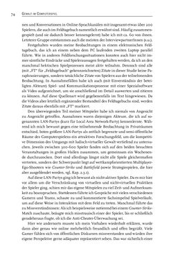 Image of the Page - 76 - in Gewalt im Computerspiel - Facetten eines Vergnügens