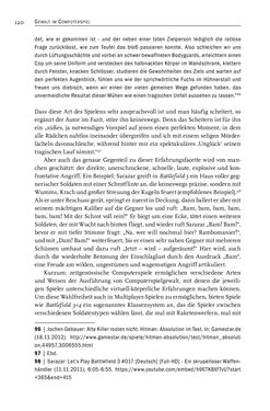 Bild der Seite - 122 - in Gewalt im Computerspiel - Facetten eines Vergnügens