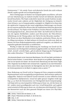 Image of the Page - 131 - in Gewalt im Computerspiel - Facetten eines Vergnügens