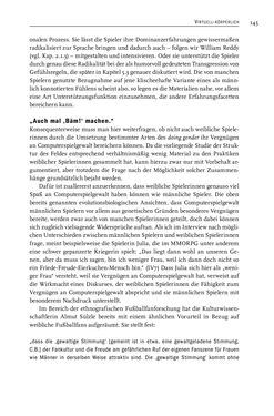 Image of the Page - 147 - in Gewalt im Computerspiel - Facetten eines Vergnügens