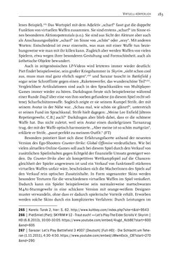 Bild der Seite - 185 - in Gewalt im Computerspiel - Facetten eines Vergnügens
