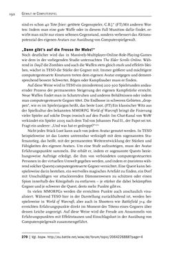 Image of the Page - 194 - in Gewalt im Computerspiel - Facetten eines Vergnügens