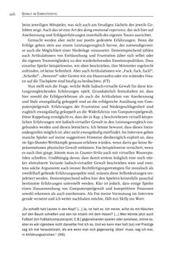 Image of the Page - 218 - in Gewalt im Computerspiel - Facetten eines Vergnügens