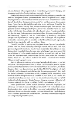 Image of the Page - 225 - in Gewalt im Computerspiel - Facetten eines Vergnügens