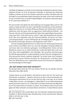 Image of the Page - 256 - in Gewalt im Computerspiel - Facetten eines Vergnügens