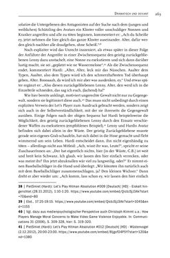 Image of the Page - 265 - in Gewalt im Computerspiel - Facetten eines Vergnügens