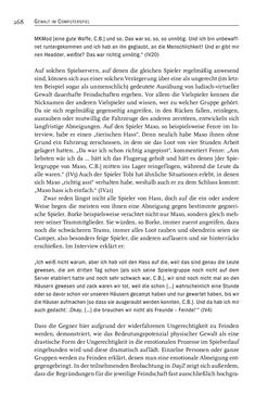 Image of the Page - 270 - in Gewalt im Computerspiel - Facetten eines Vergnügens