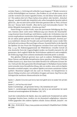 Image of the Page - 273 - in Gewalt im Computerspiel - Facetten eines Vergnügens