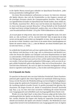 Image of the Page - 274 - in Gewalt im Computerspiel - Facetten eines Vergnügens