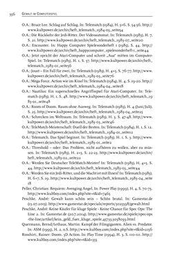 Image of the Page - 358 - in Gewalt im Computerspiel - Facetten eines Vergnügens