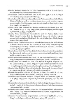 Image of the Page - 359 - in Gewalt im Computerspiel - Facetten eines Vergnügens