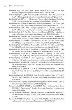 Image of the Page - 364 - in Gewalt im Computerspiel - Facetten eines Vergnügens