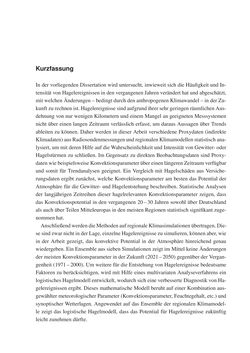 Bild der Seite - (000013) - in Änderung des Gewitter- und Hagelpotentials im Klimawandel