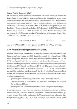Image of the Page - 42 - in Änderung des Gewitter- und Hagelpotentials im Klimawandel