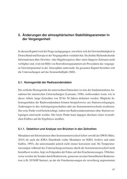 Image of the Page - 97 - in Änderung des Gewitter- und Hagelpotentials im Klimawandel