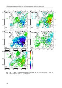 Image of the Page - 136 - in Änderung des Gewitter- und Hagelpotentials im Klimawandel