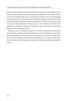 Image of the Page - 152 - in Änderung des Gewitter- und Hagelpotentials im Klimawandel