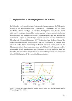 Image of the Page - 153 - in Änderung des Gewitter- und Hagelpotentials im Klimawandel