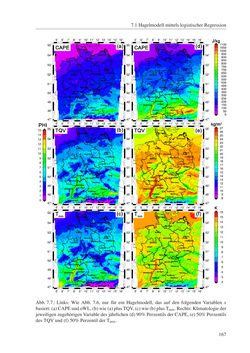 Image of the Page - 167 - in Änderung des Gewitter- und Hagelpotentials im Klimawandel