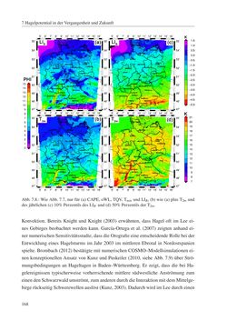 Image of the Page - 168 - in Änderung des Gewitter- und Hagelpotentials im Klimawandel