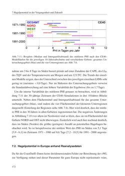 Bild der Seite - 172 - in Änderung des Gewitter- und Hagelpotentials im Klimawandel