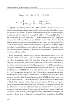 Image of the Page - 180 - in Änderung des Gewitter- und Hagelpotentials im Klimawandel