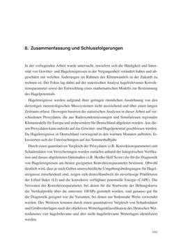 Bild der Seite - 191 - in Änderung des Gewitter- und Hagelpotentials im Klimawandel
