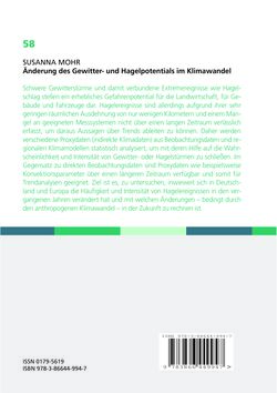 Image of the Page - (000272) - in Änderung des Gewitter- und Hagelpotentials im Klimawandel