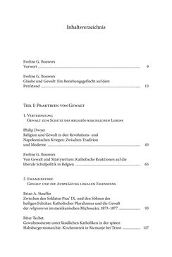 Image of the Page - (000007) - in Glaubenskämpfe - Katholiken und Gewalt im 19. Jahrhundert