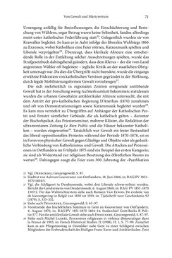 Image of the Page - 71 - in Glaubenskämpfe - Katholiken und Gewalt im 19. Jahrhundert