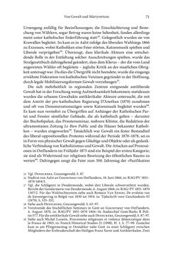 Bild der Seite - 71 - in Glaubenskämpfe - Katholiken und Gewalt im 19. Jahrhundert