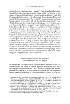 Bild der Seite - 85 - in Glaubenskämpfe - Katholiken und Gewalt im 19. Jahrhundert