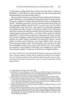 Bild der Seite - 277 - in Glaubenskämpfe - Katholiken und Gewalt im 19. Jahrhundert