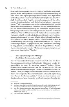 Image of the Page - 64 - in Verkehrte Leidenschaft - Gleichgeschlechtliche Unzucht im Kontext von Strafrecht und Medizin