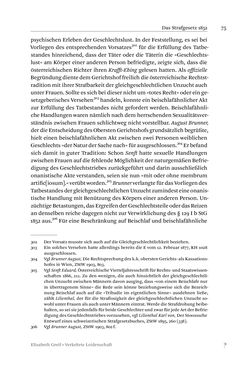 Image of the Page - 75 - in Verkehrte Leidenschaft - Gleichgeschlechtliche Unzucht im Kontext von Strafrecht und Medizin