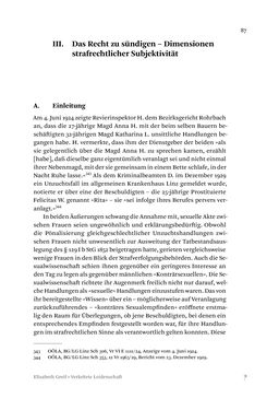Bild der Seite - 87 - in Verkehrte Leidenschaft - Gleichgeschlechtliche Unzucht im Kontext von Strafrecht und Medizin