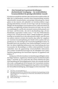 Bild der Seite - 101 - in Verkehrte Leidenschaft - Gleichgeschlechtliche Unzucht im Kontext von Strafrecht und Medizin
