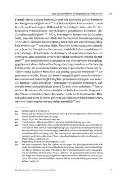 Bild der Seite - 111 - in Verkehrte Leidenschaft - Gleichgeschlechtliche Unzucht im Kontext von Strafrecht und Medizin