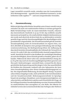 Bild der Seite - 120 - in Verkehrte Leidenschaft - Gleichgeschlechtliche Unzucht im Kontext von Strafrecht und Medizin