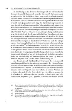 Bild der Seite - 134 - in Verkehrte Leidenschaft - Gleichgeschlechtliche Unzucht im Kontext von Strafrecht und Medizin
